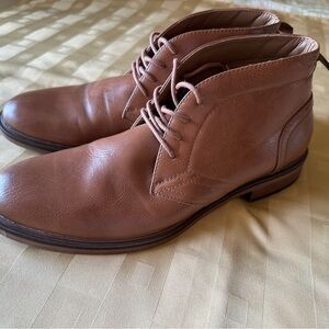 Men's Sonoma‎ Brown Leather Shoes Size 9M